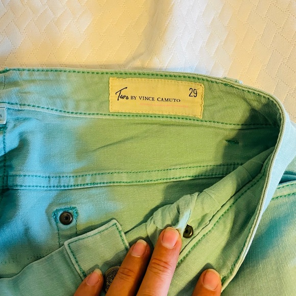 Mint green skinny Vince Camuto Jean - Picture 2 of 9